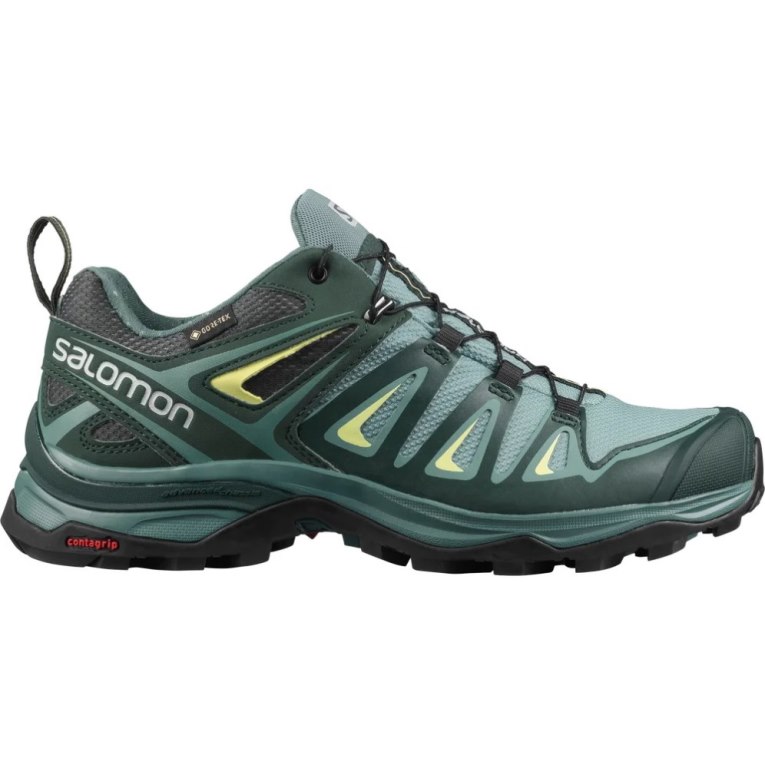 Tenis Senderismo Salomon X Ultra 3 GTX Mujer Verdes | MX XIEG325